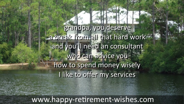 retiring sayings grandchildren