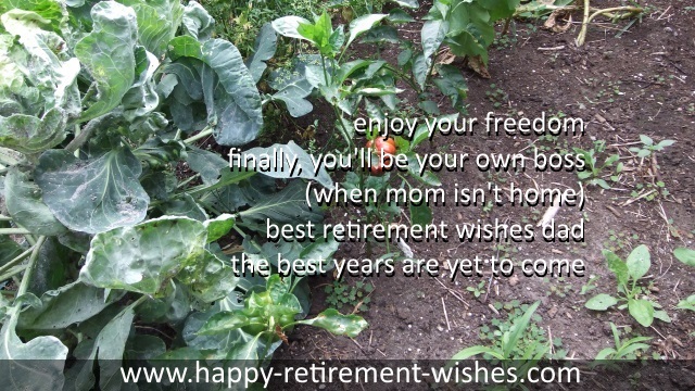 happy retirement sayings father 